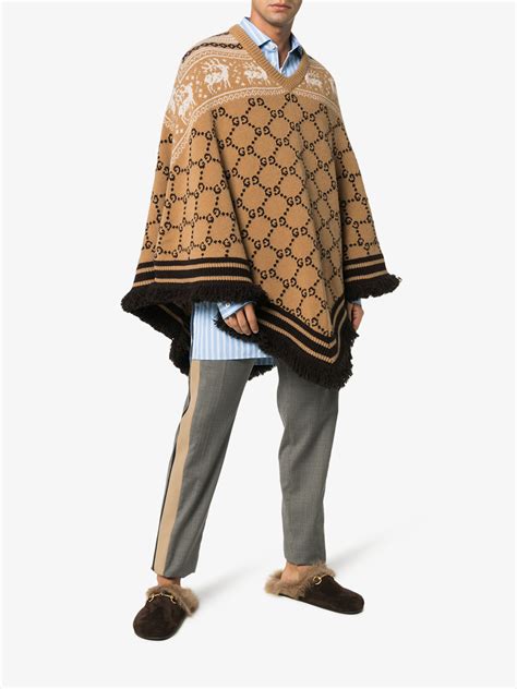 gucci poncho replica